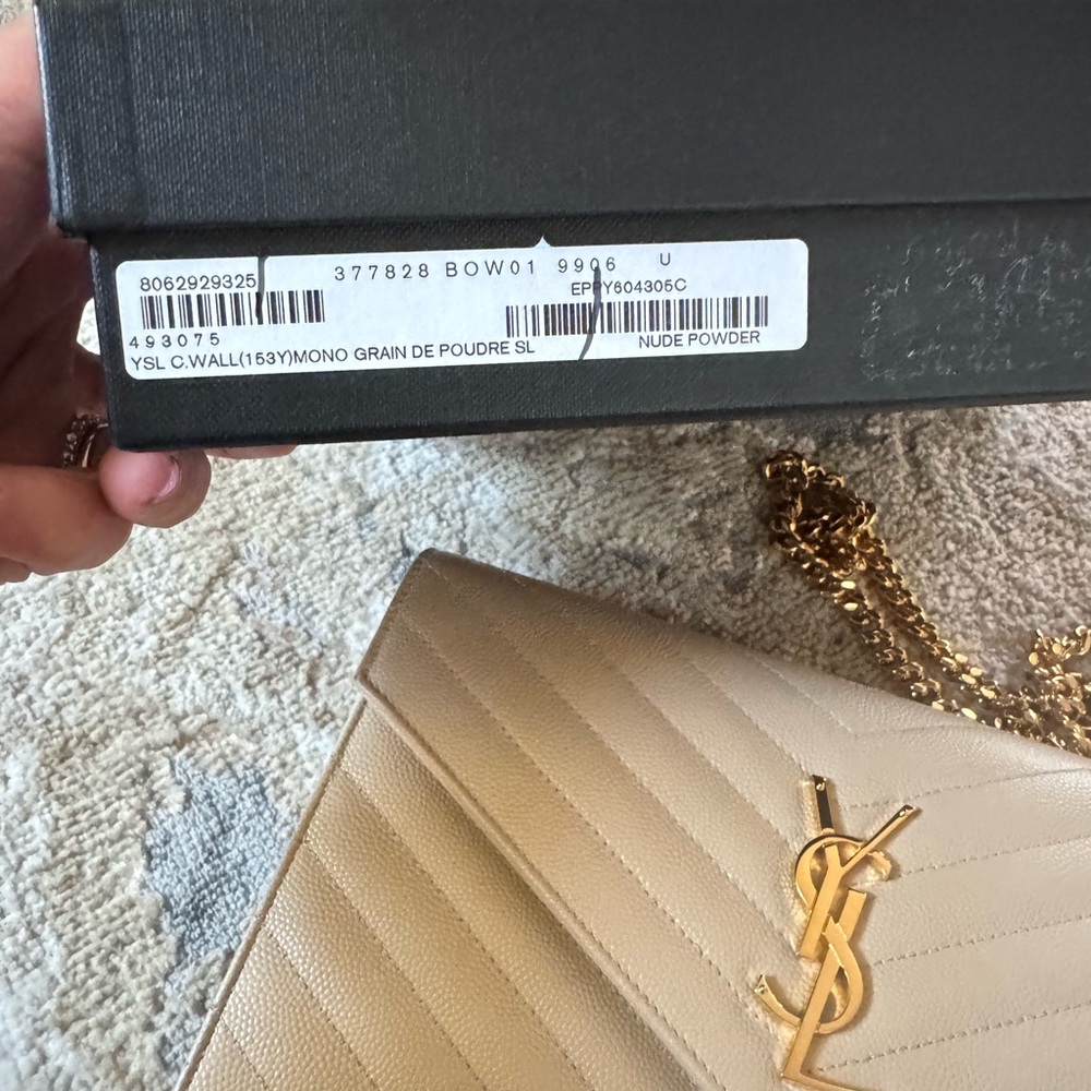 Saint Laurent YSL Large Wallet on Chain - Picture 7 of 11